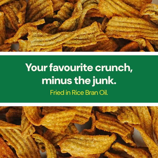 Palak Chips Masala – Crispy & Crunchy Spinach Chips (150 g)