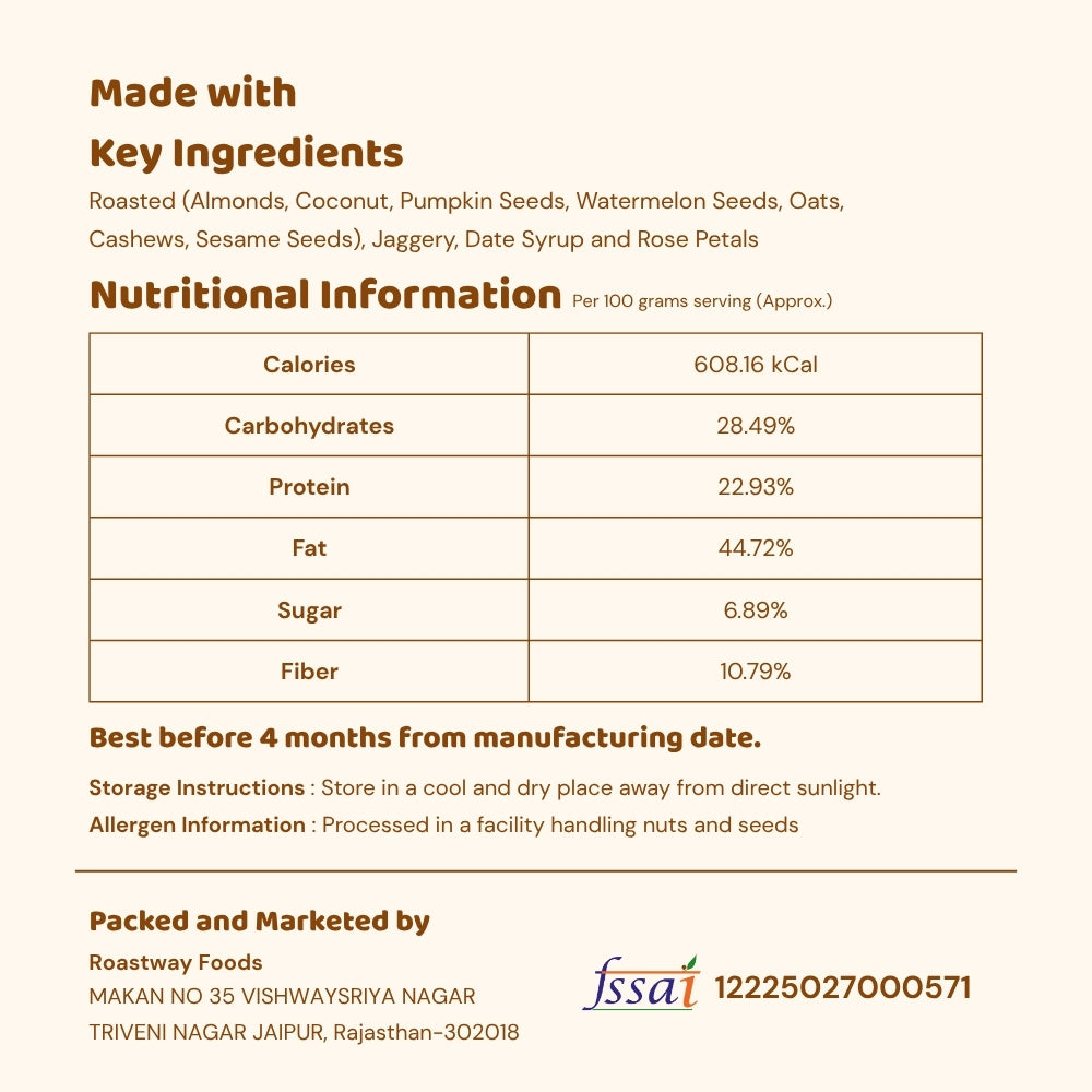 Thai Trail Mix Power Booster – Roasted Nuts, Coconut & Seeds (400 g)