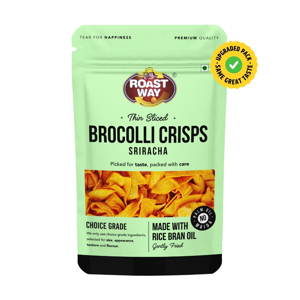 Brocolli Chips - Sriracha Crispy and Crunchy (150g)