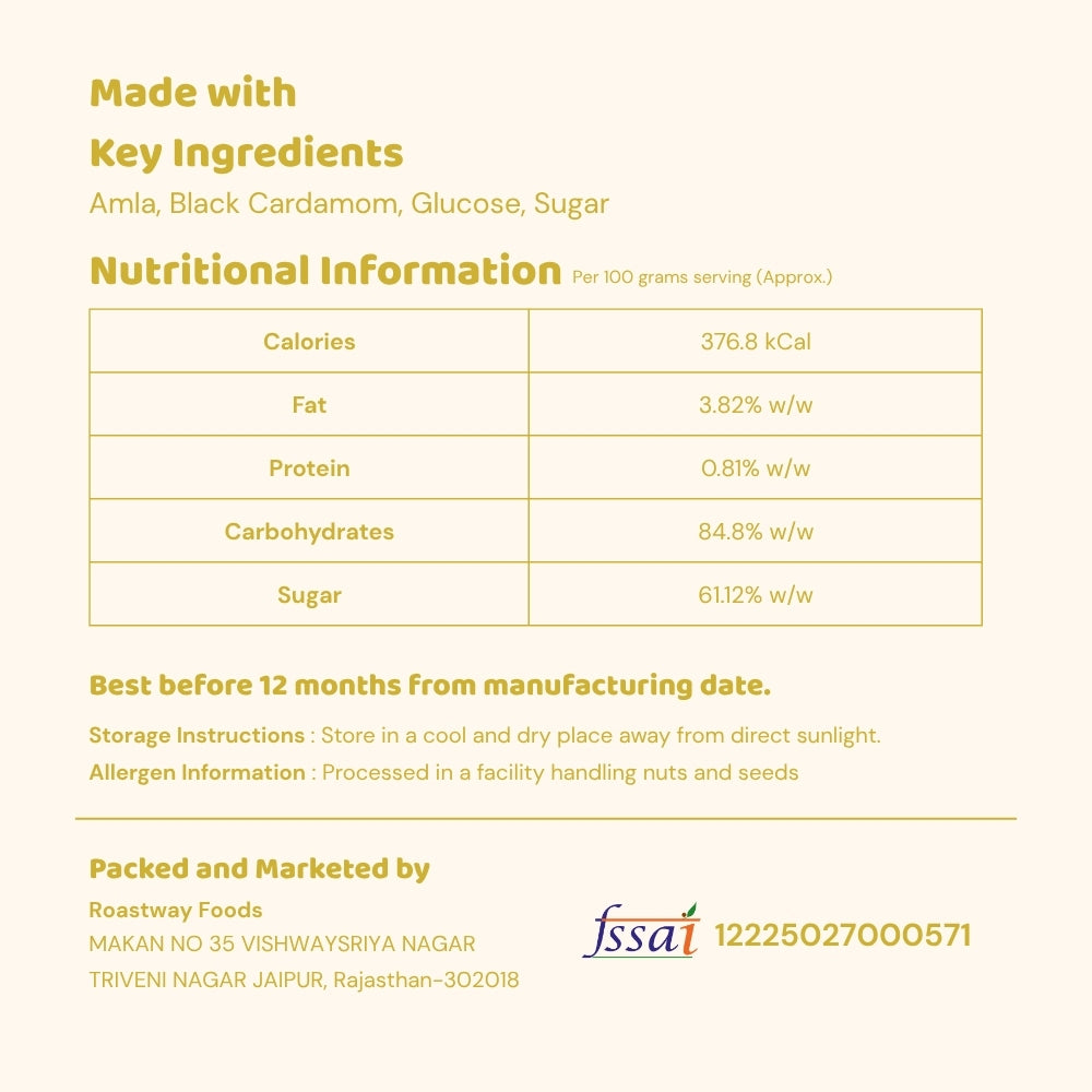 Amla Candy – Sweet Tangy Mouth Freshener (200 g)