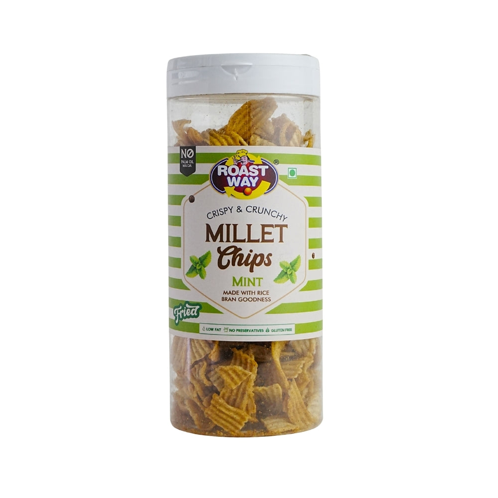 Millet Chips (Mint Flavour) – Light, Crunchy & Refreshing (150 g)