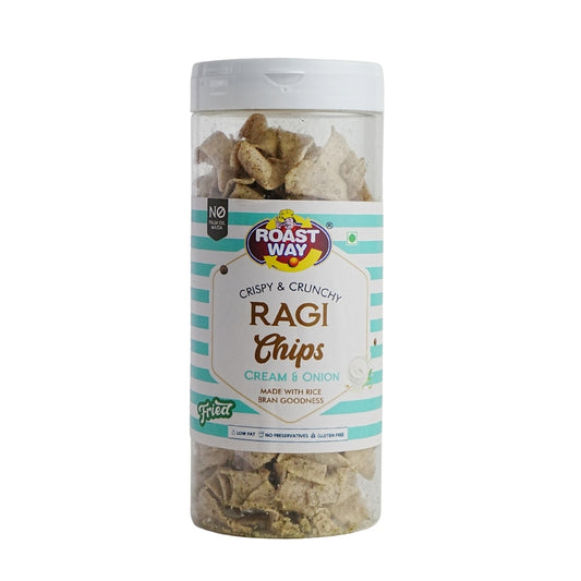 Ragi Chips (Cream & Onion) - Crispy, Creamy & Guilt-Free (150 g)