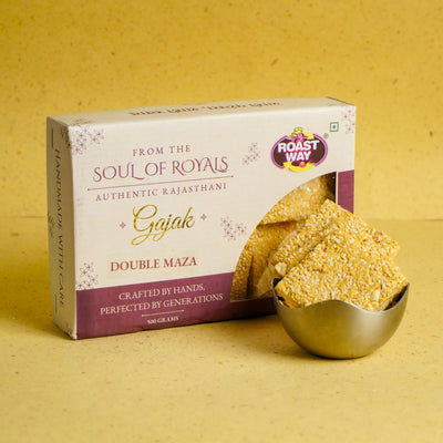 Double Maza Gajak - Authentic Rajasthani Delight (500g)