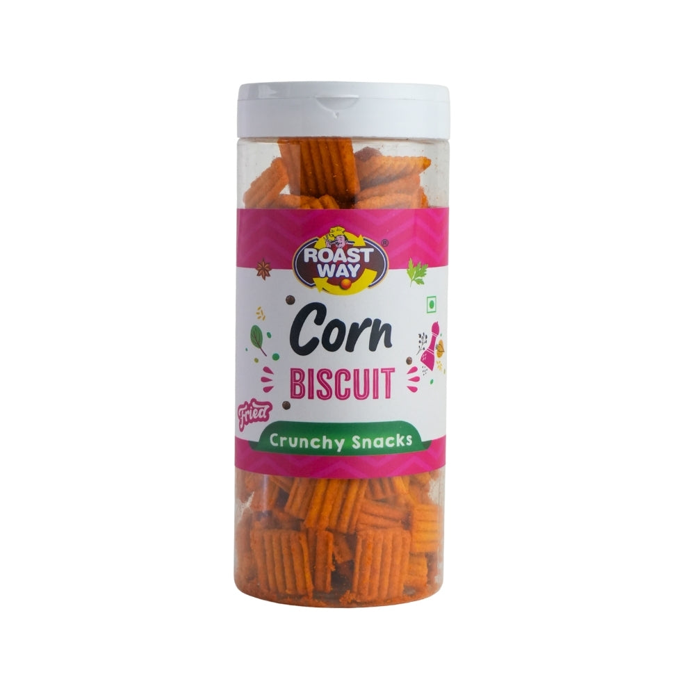 Corn Biscuit – Crispy, Golden & Guilt-Free Crunch (150 g)