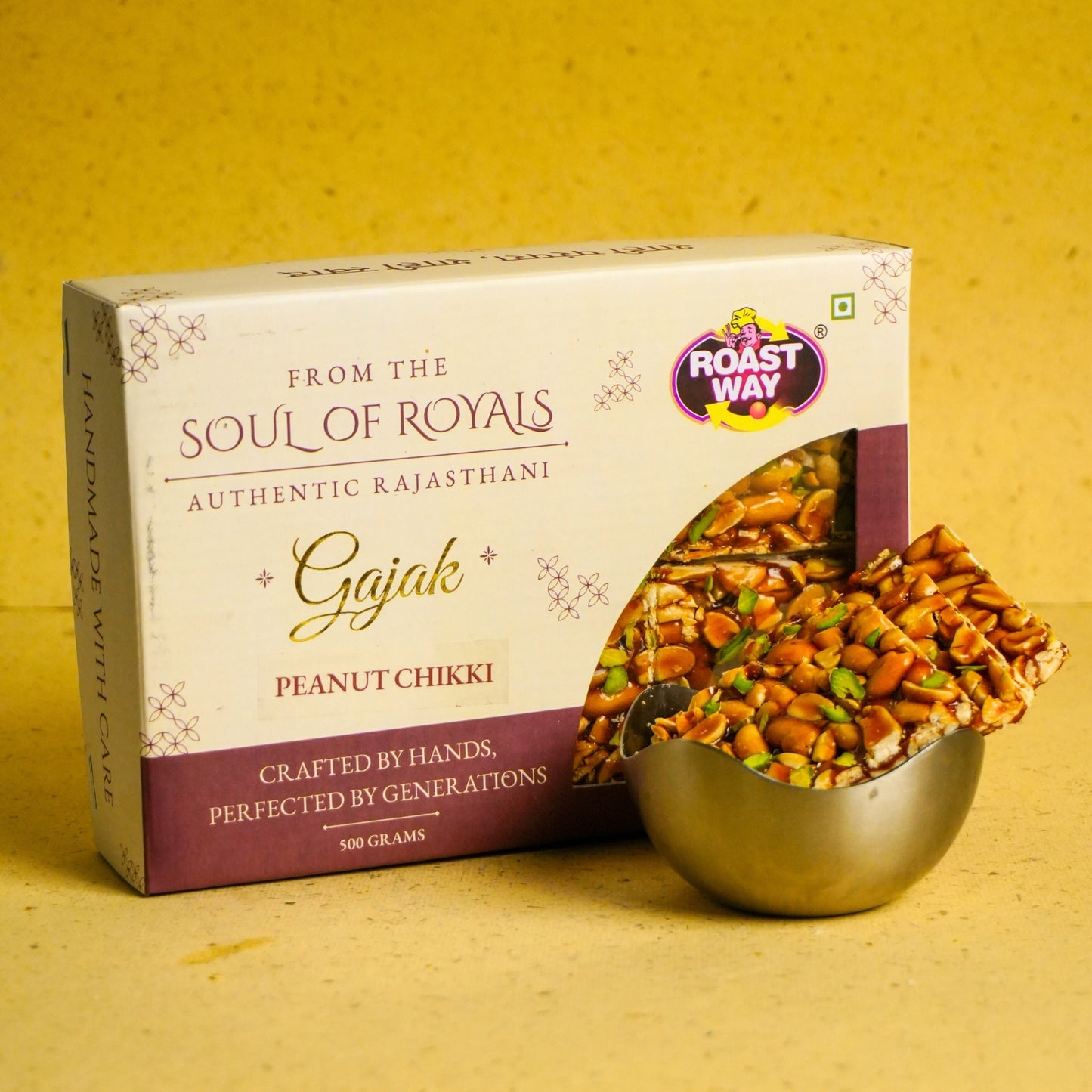 Peanut Chikki Gajak - Crunchy & Traditional (500g)