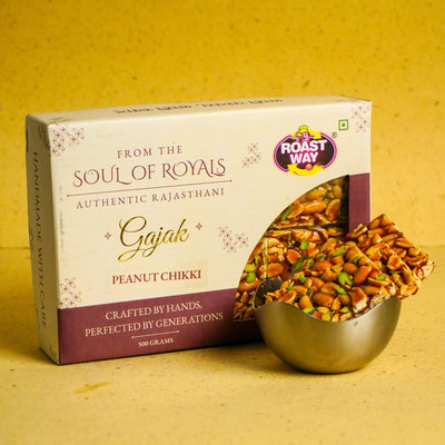 Peanut Chikki Gajak - Crunchy & Traditional (500g)