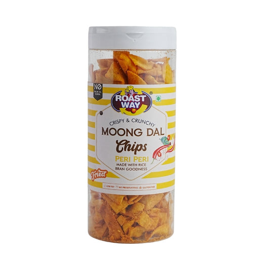 Moong Dal Chips (Peri Peri) - High Protein, Fiery & Crunchy (150 g)