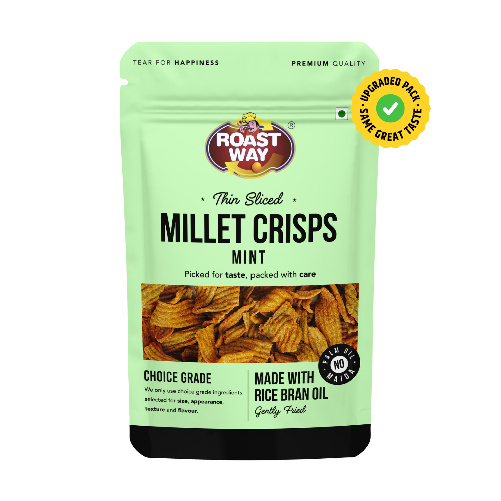Millet Chips (Mint Flavour) – Light, Crunchy & Refreshing (150 g)