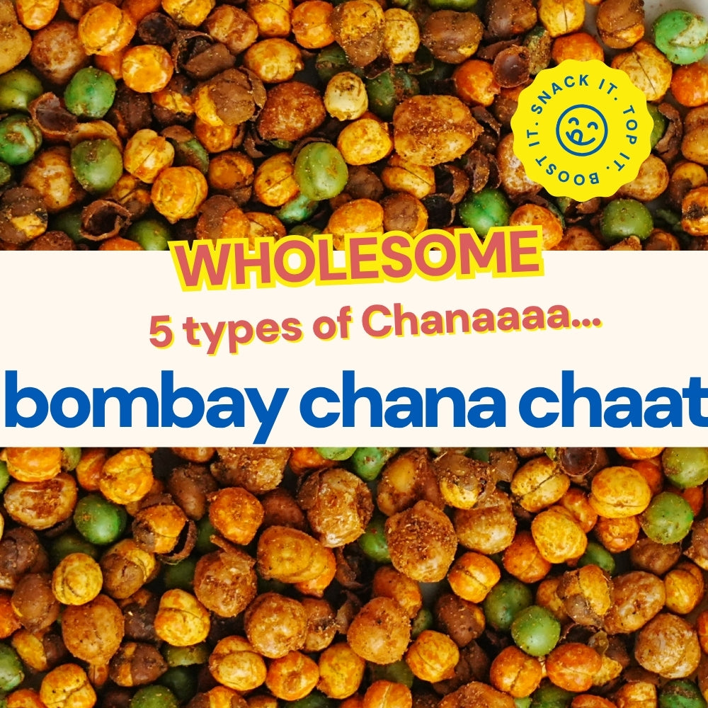 Bombay Chana Chaat Power Booster – 5 Varieties of Roasted Chana (400 g)