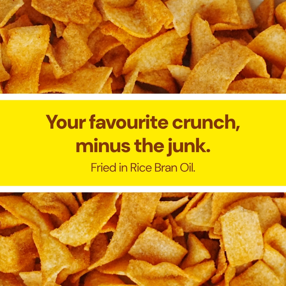 Moong Dal Chips (Peri Peri) - High Protein, Fiery & Crunchy (150 g)