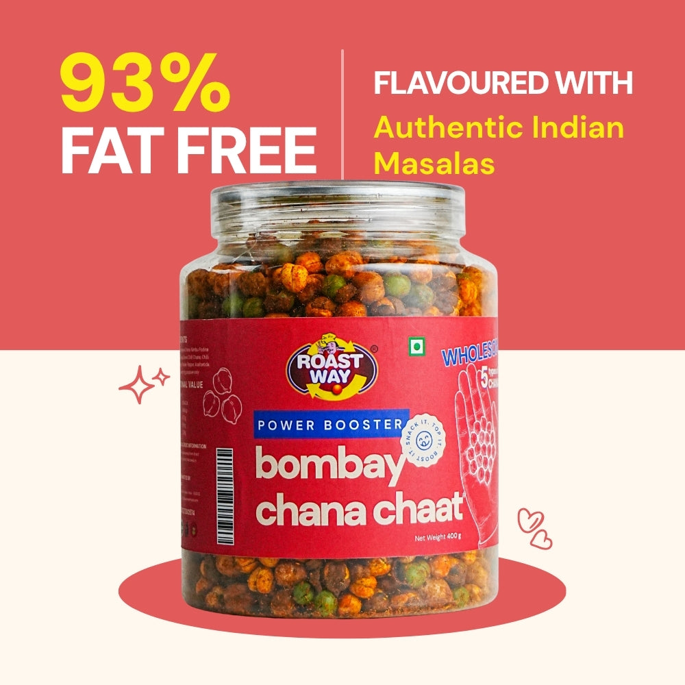 Bombay Chana Chaat Power Booster – 5 Varieties of Roasted Chana (400 g)