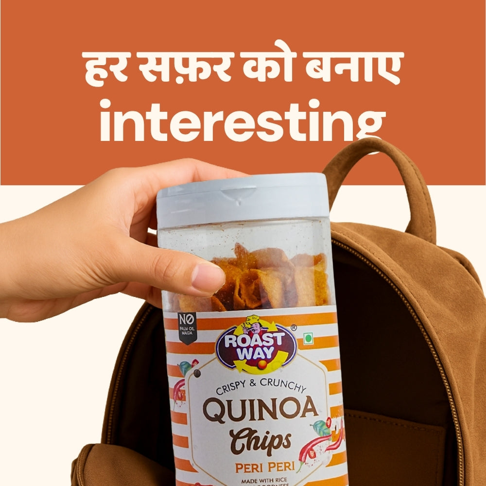 Quinoa Chips (Peri Peri) - Spicy, Crispy & Wholesome (150 g)