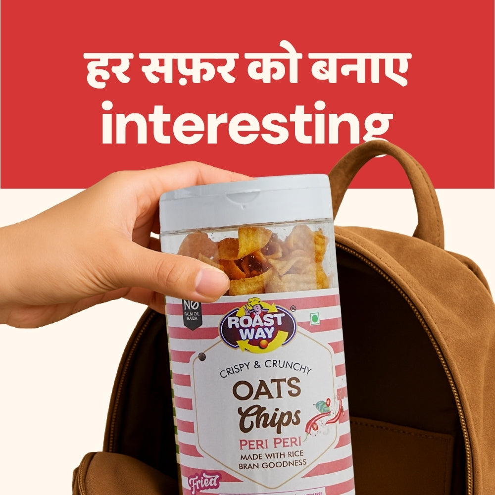 Oats Chips (Peri Peri) - Fiery, Crispy & Wholesome (150 g)