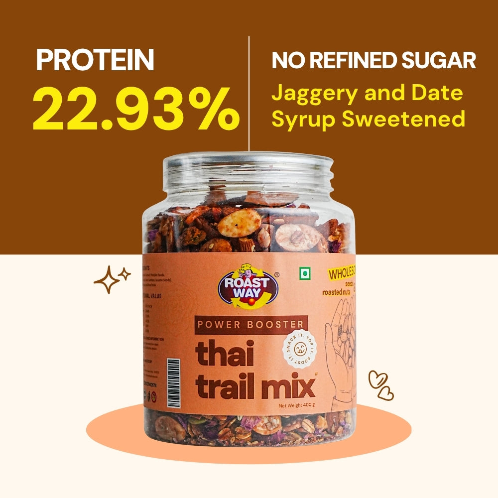 Thai Trail Mix Power Booster – Roasted Nuts, Coconut & Seeds (400 g)