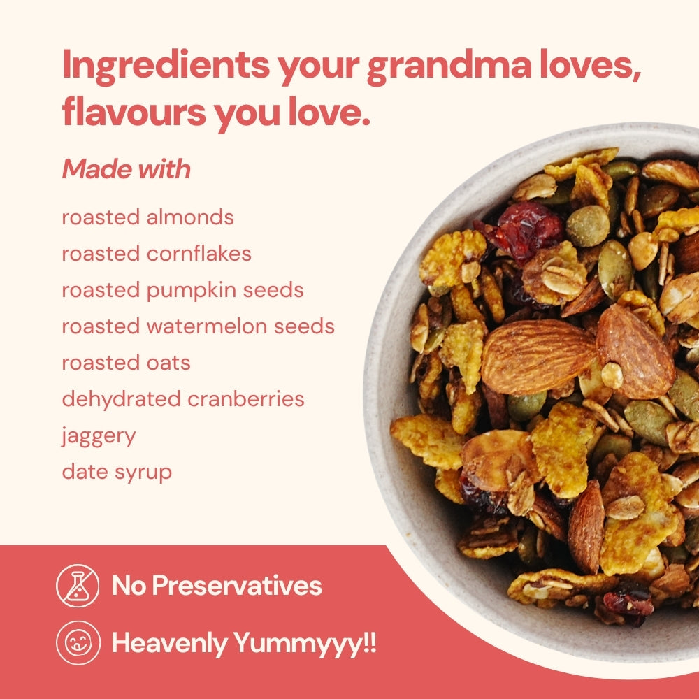 Yogurt Topping Power Booster – Protein-Rich Crunch (400 g)