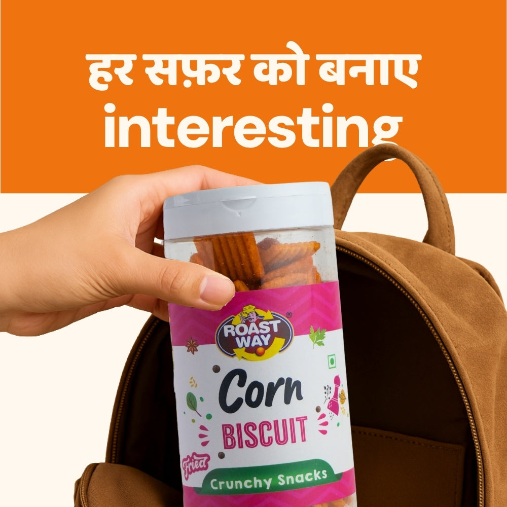Corn Biscuit – Crispy, Golden & Guilt-Free Crunch (150 g)