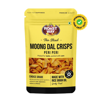 Moong Dal Chips (Peri Peri) - High Protein, Fiery & Crunchy (150 g)