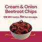 Beetroot Chips (Cream & Onion) – Crispy and Crunchy (150 g)