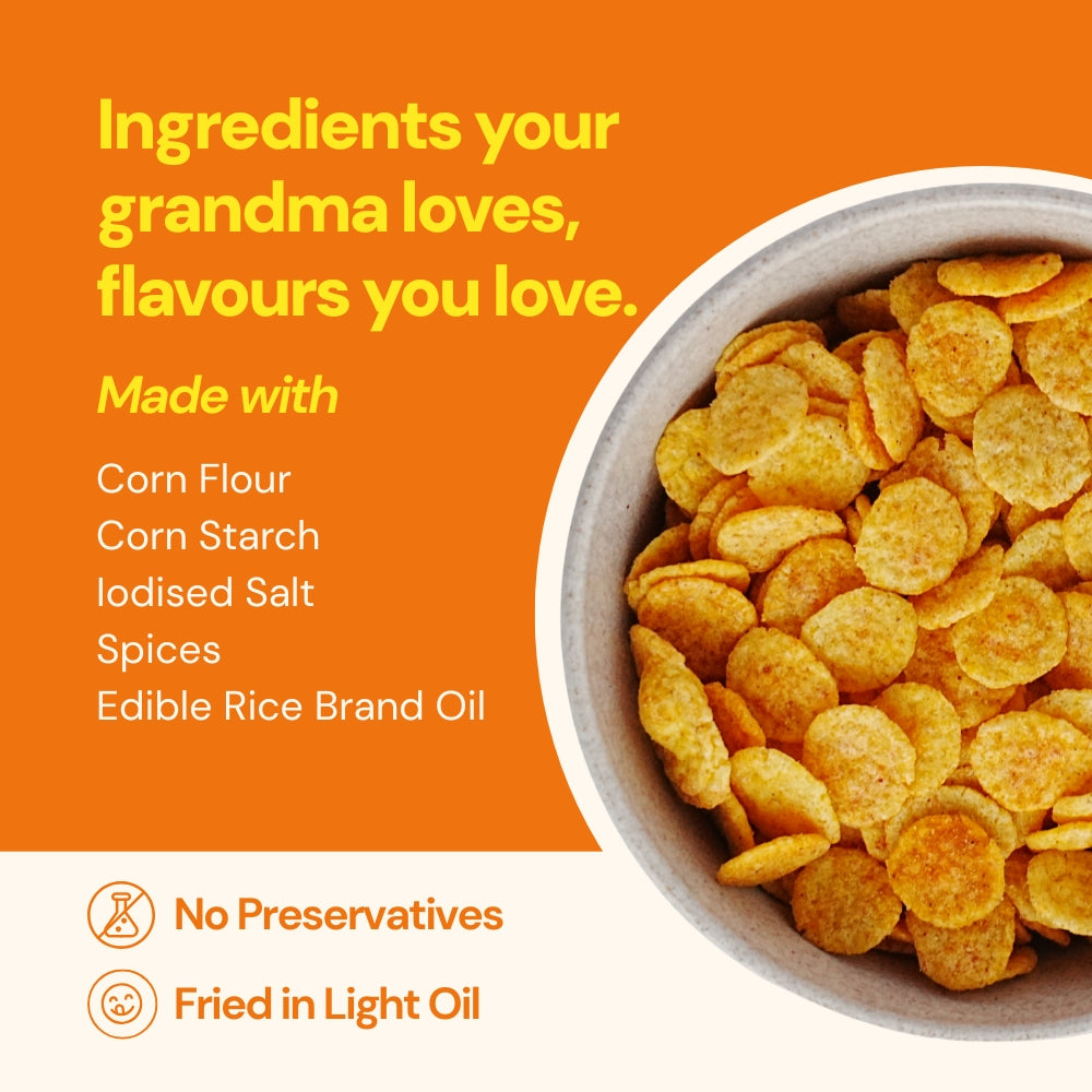 Corn Tikka (Peri Peri) - 150g