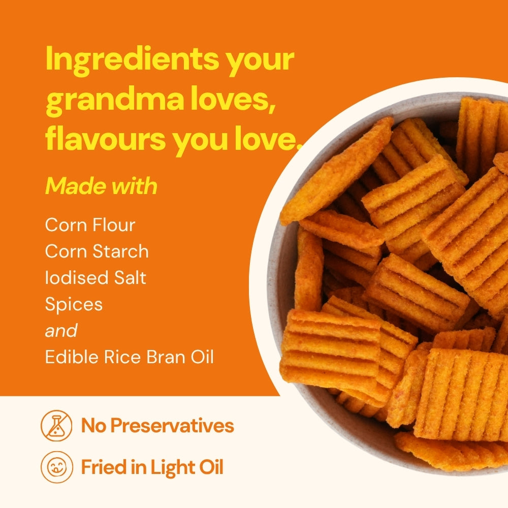 Corn Biscuit – Crispy, Golden & Guilt-Free Crunch (150 g)