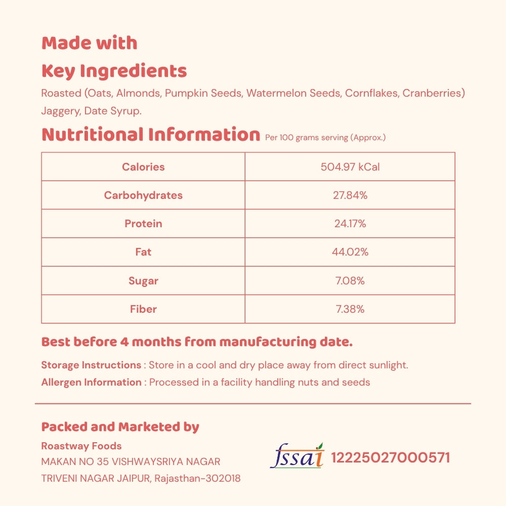 Yogurt Topping Power Booster – Protein-Rich Crunch (400 g)