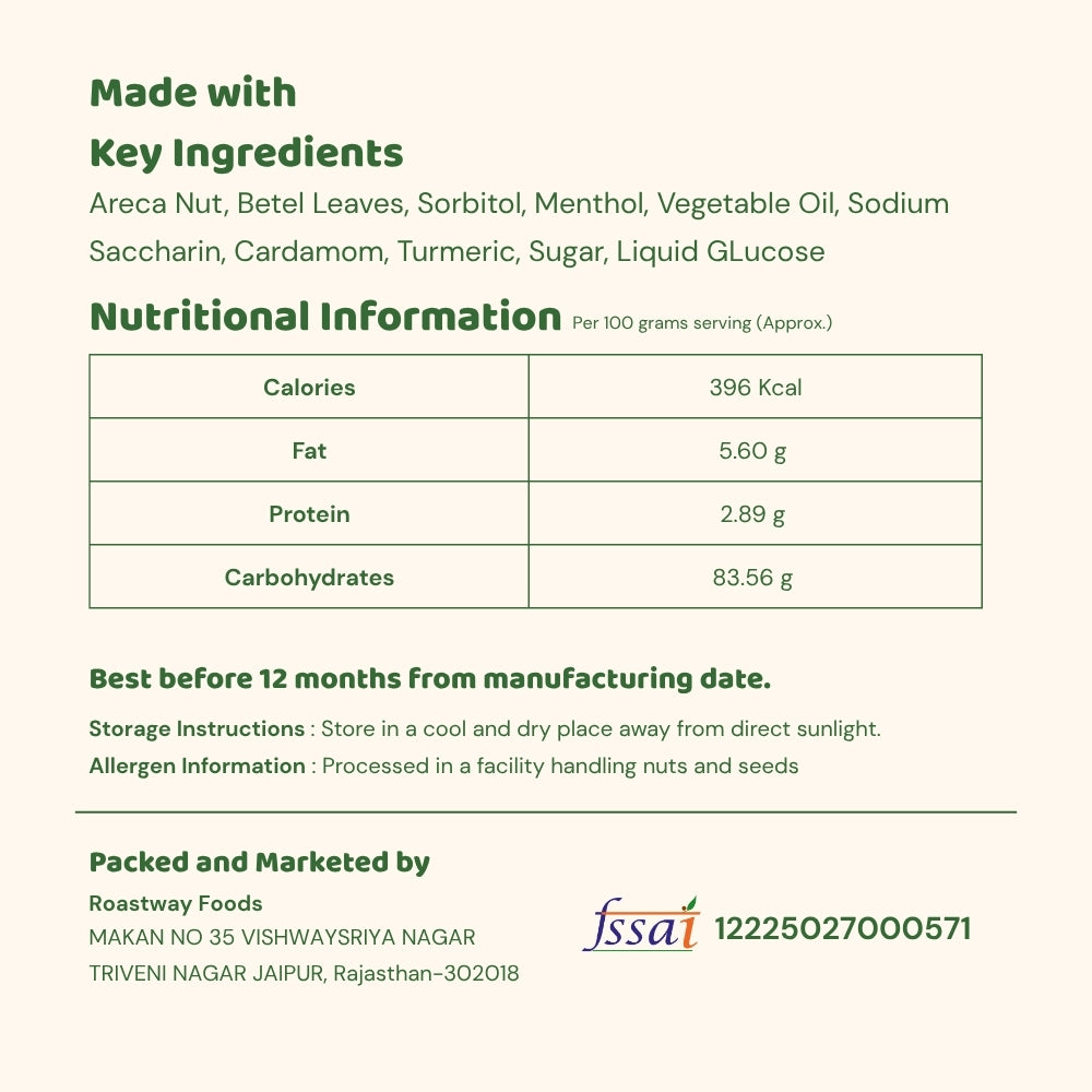 Paan Jaipuri – Classic Betel Leaf Mouth Freshener (150 g)