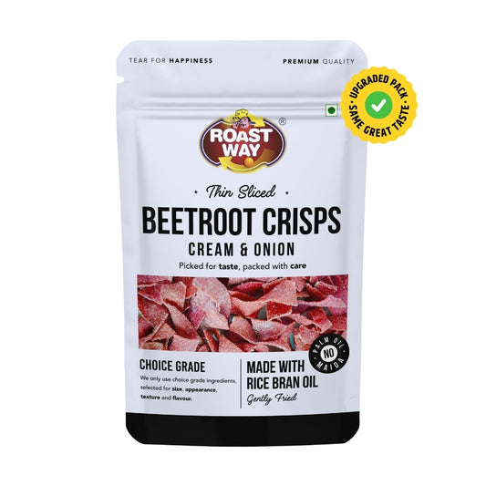 Beetroot Chips (Cream & Onion) – Crispy and Crunchy (150 g)